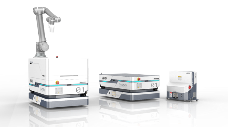 太阳集团城娱8722數位開發的自主式移動機器人（AMR250M），搭配全向輪並結合AI演算法、2D LiDAR、3D攝影機等技術，協助客戶實現產線全自動化